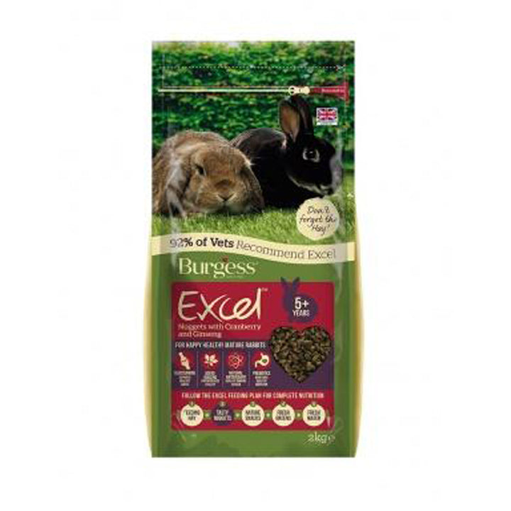 Burgess Excel Mature Rabbit With Cranberry & Ginseng 1.5kg