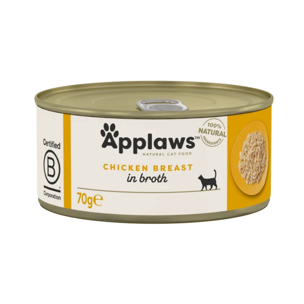 Applaws Tin Chicken Breast in Broth 70g