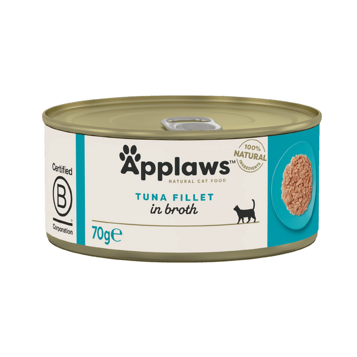 Applaws Tin Tuna Fillet in Broth 70g