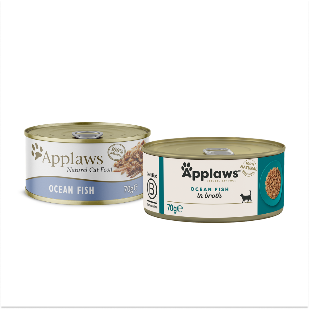 Applaws Tin Ocean Fish in Broth 70g