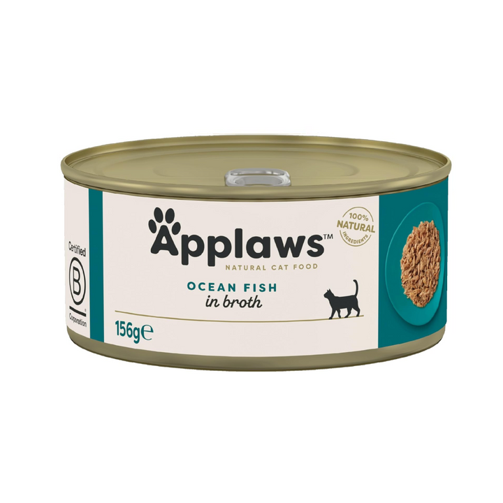 Applaws Tin Ocean Fish in Broth 156g