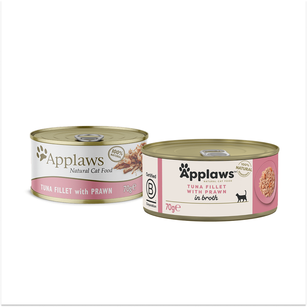 Applaws Tin Tuna Fillet & Prawn in Broth 70g