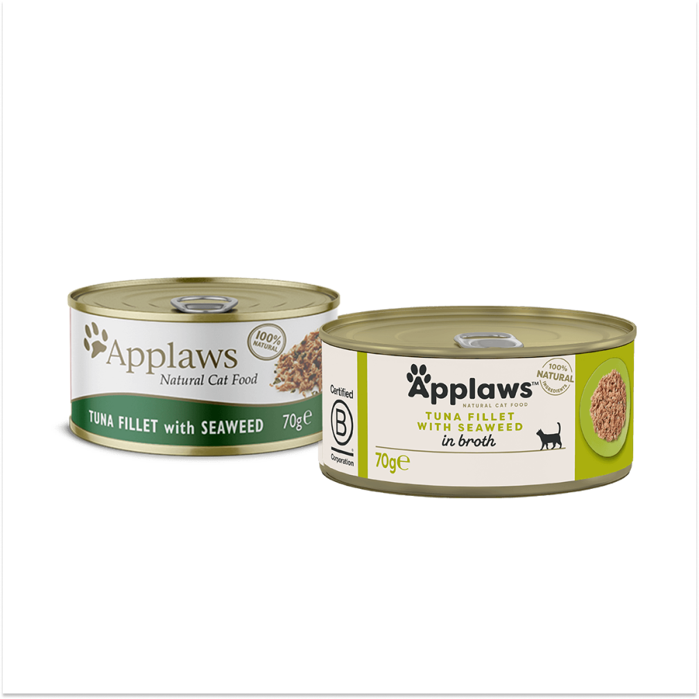 Applaws Tin Tuna Fillet & Seaweed in Broth 70g