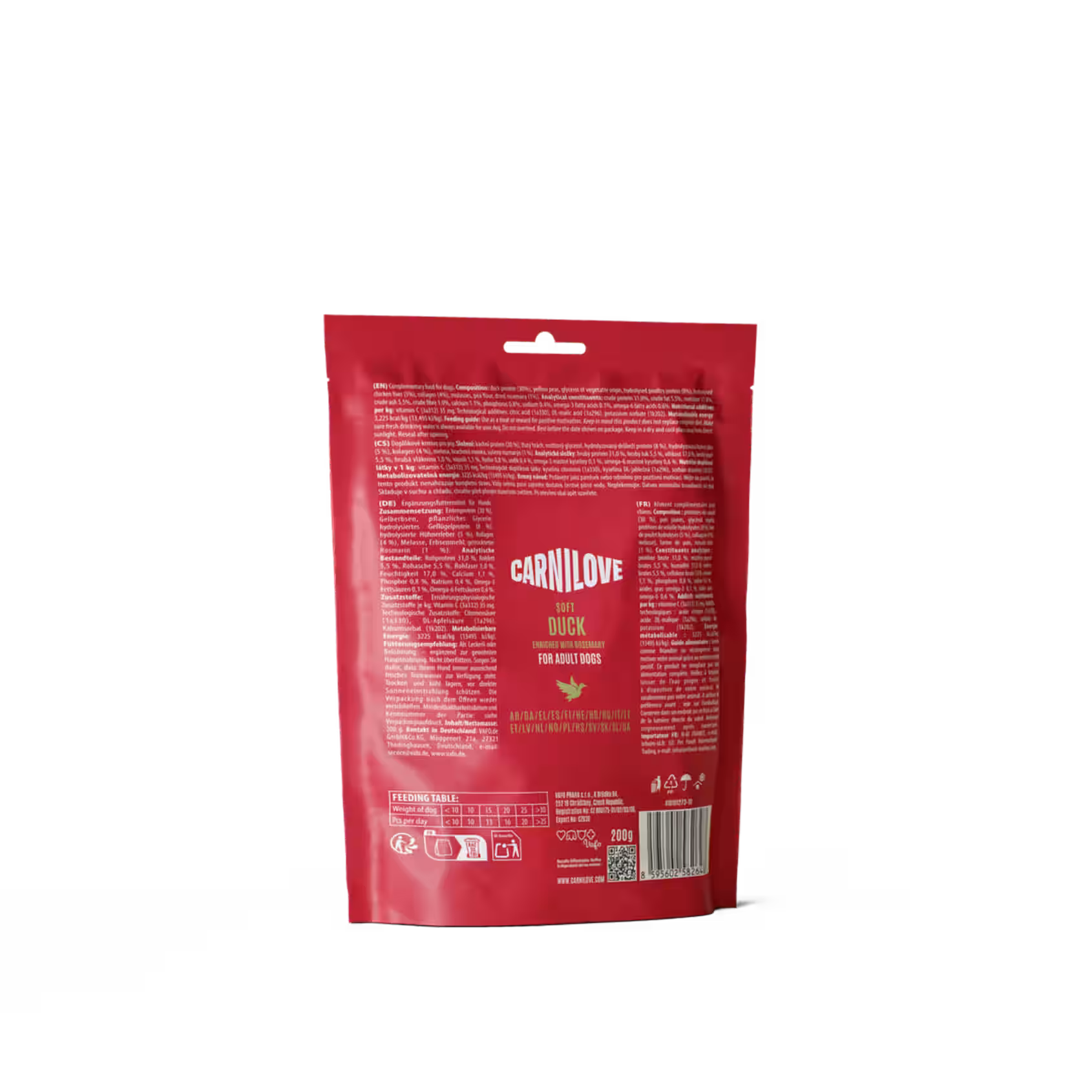 Carnilove Soft Treat – Duck & Rosemary 200g