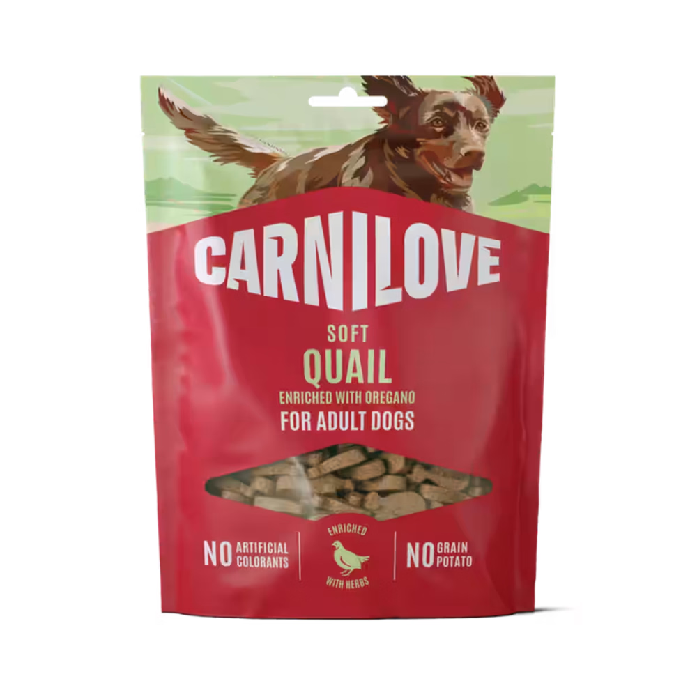 Carnilove Soft Treat – Quail & Oregano 200g