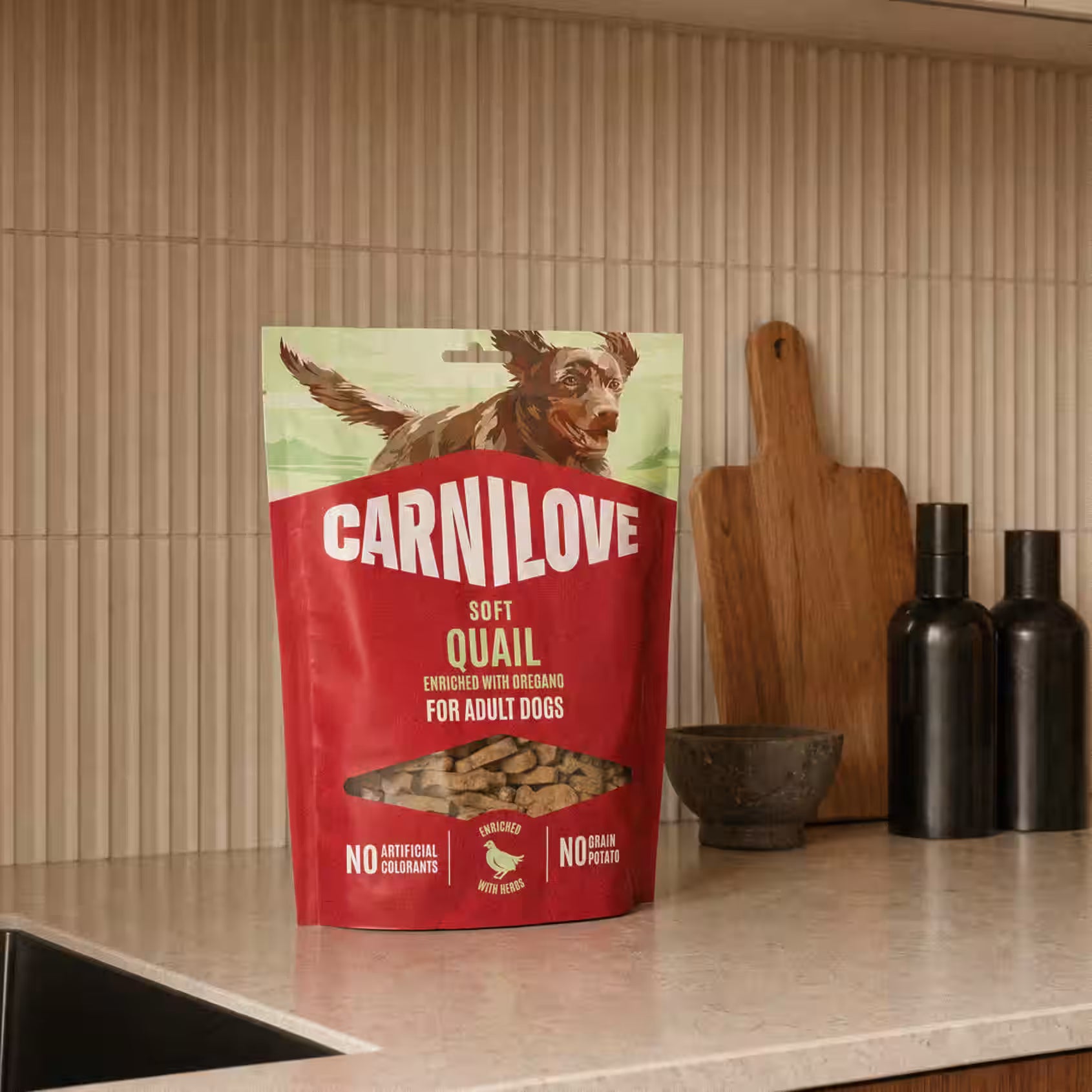 Carnilove Soft Treat – Quail & Oregano 200g