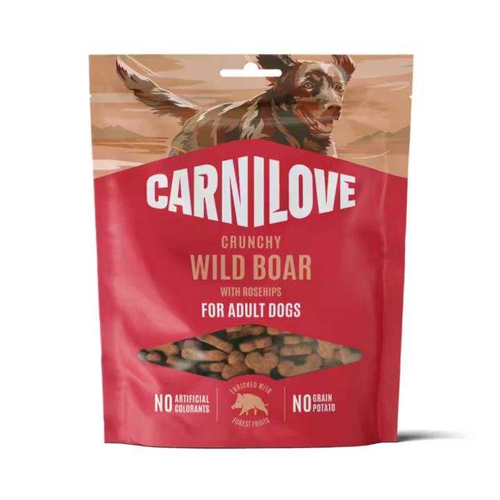 Carnilove Crunchy Treat – Wild Boar & Rosehips 200g