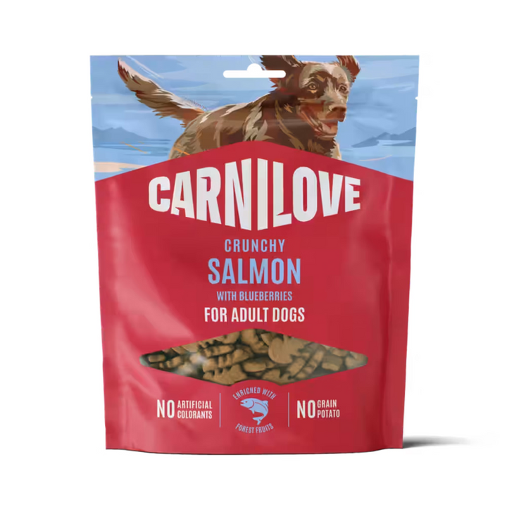 Carnilove Crunchy Treat – Salmon & Blueberries 200g