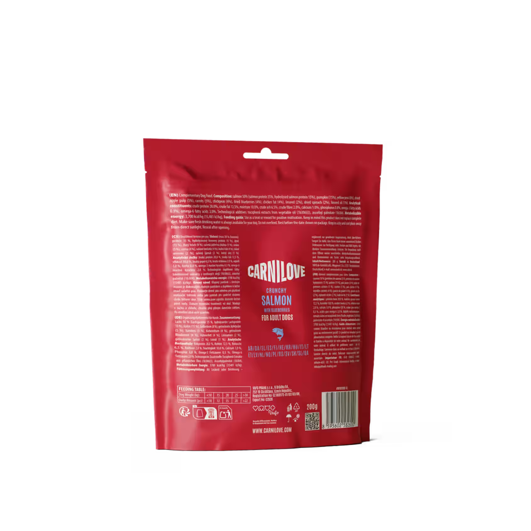 Carnilove Crunchy Treat – Salmon & Blueberries 200g