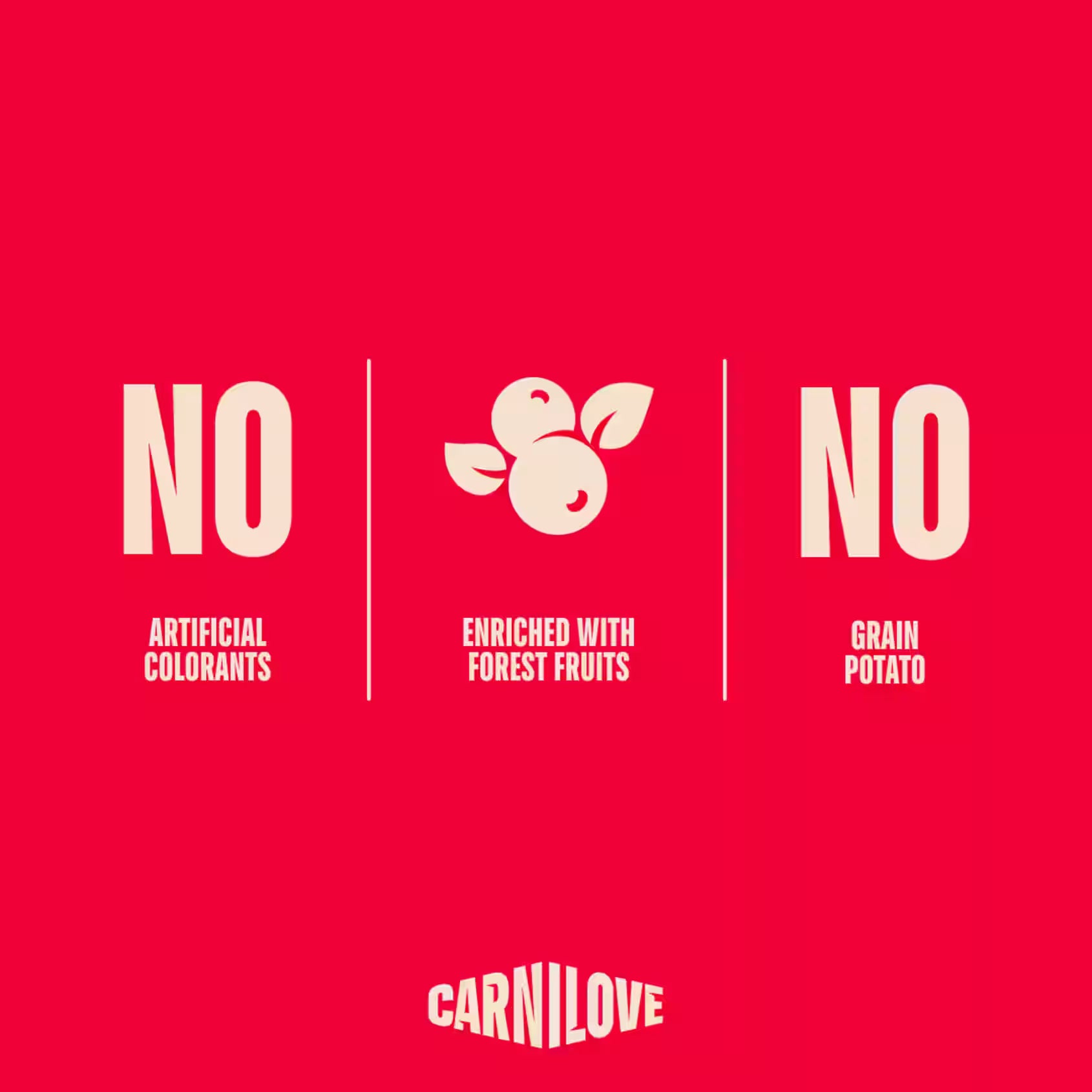 Carnilove Crunchy Treat – Mackerel & Raspberries 200g