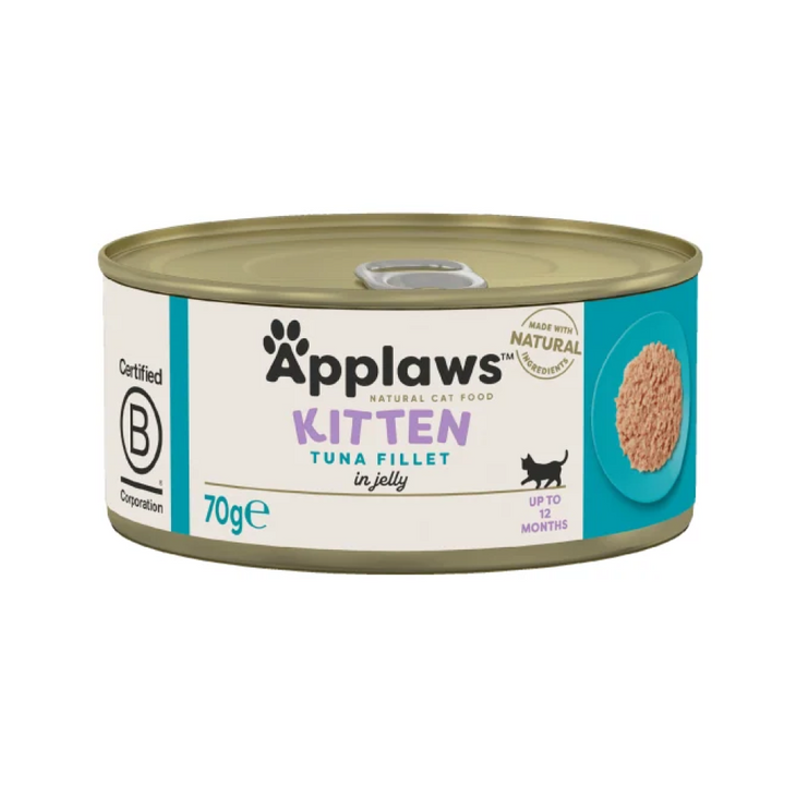 Applaws Tin Kitten Tuna Fillet in Jelly 70g
