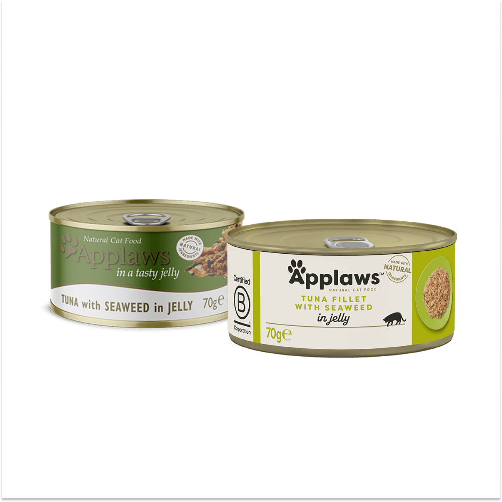 Applaws Tin Tuna Fillet & Seaweed in Jelly 70g