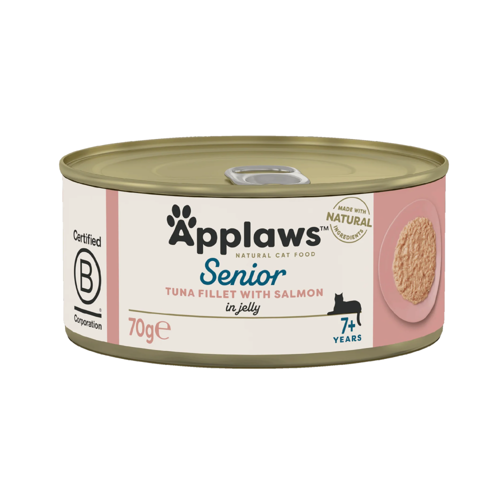 Applaws Tin Senior Tuna Fillet & Salmon in Jelly 70g
