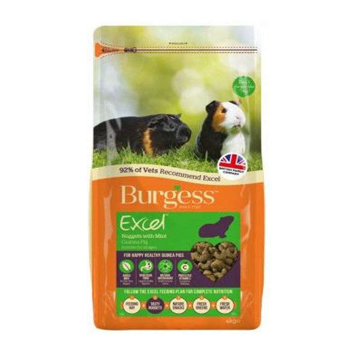 Burgess Excel Guinea Pig Nuggets With Mint 1.5kg