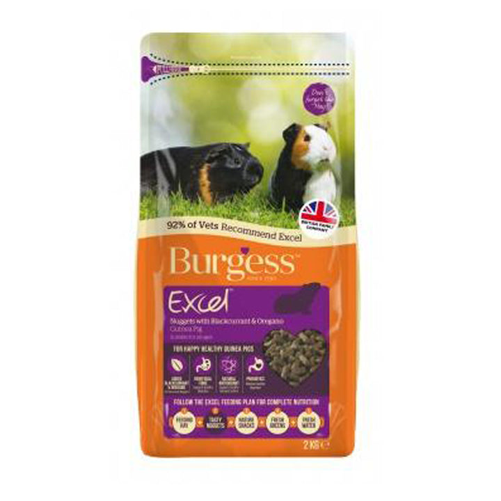 Burgess Excel Guinea Pig Nuggets With Blackcurrant & Oregano 1.5kg