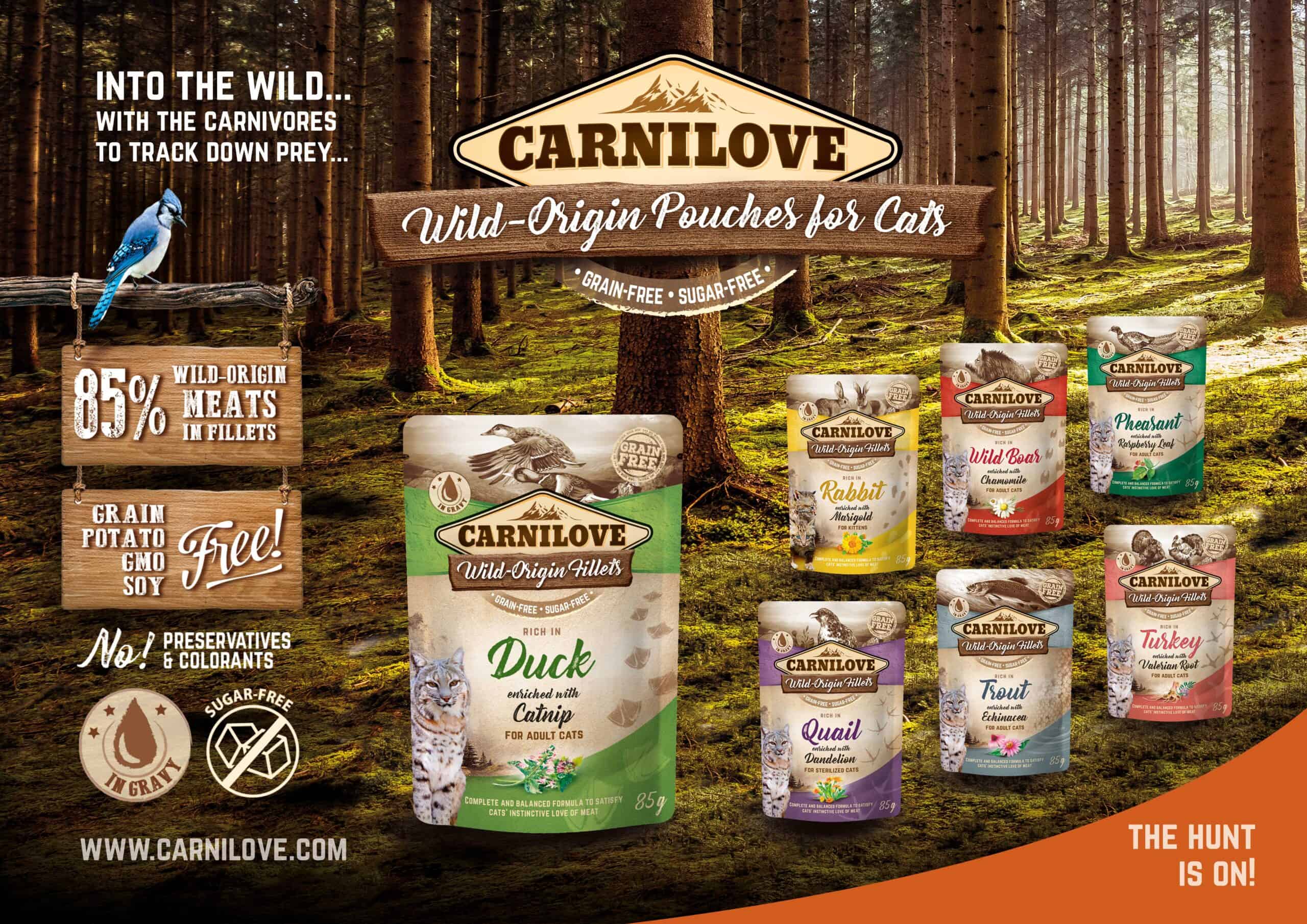 Carnilove Cat Pouch Wild Boar With Chamomile 85g