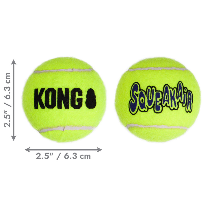 Kong Air Squeaker Tennis Ball Medium Net 3