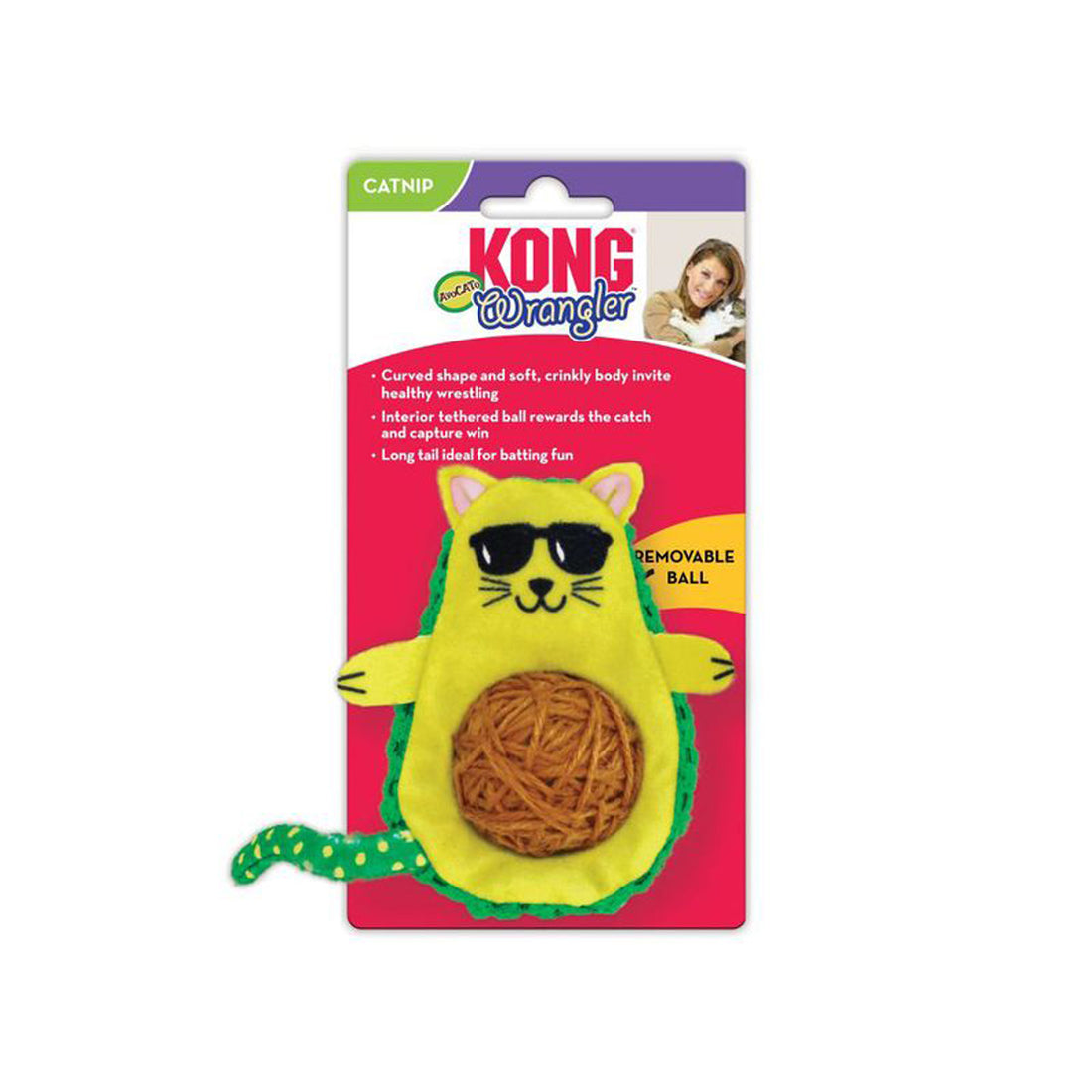Kong Wrangler AvoCato Cat Toy