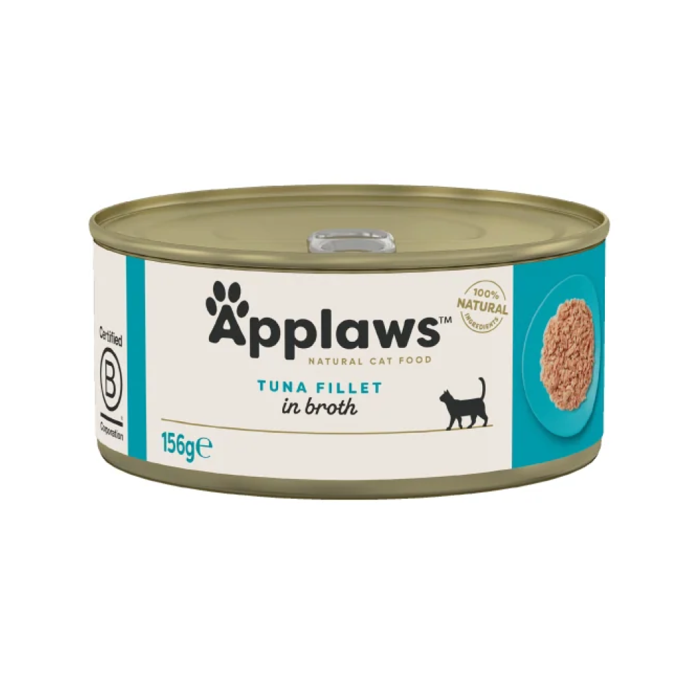 Applaws Tin Tuna Fillet in Broth 156g