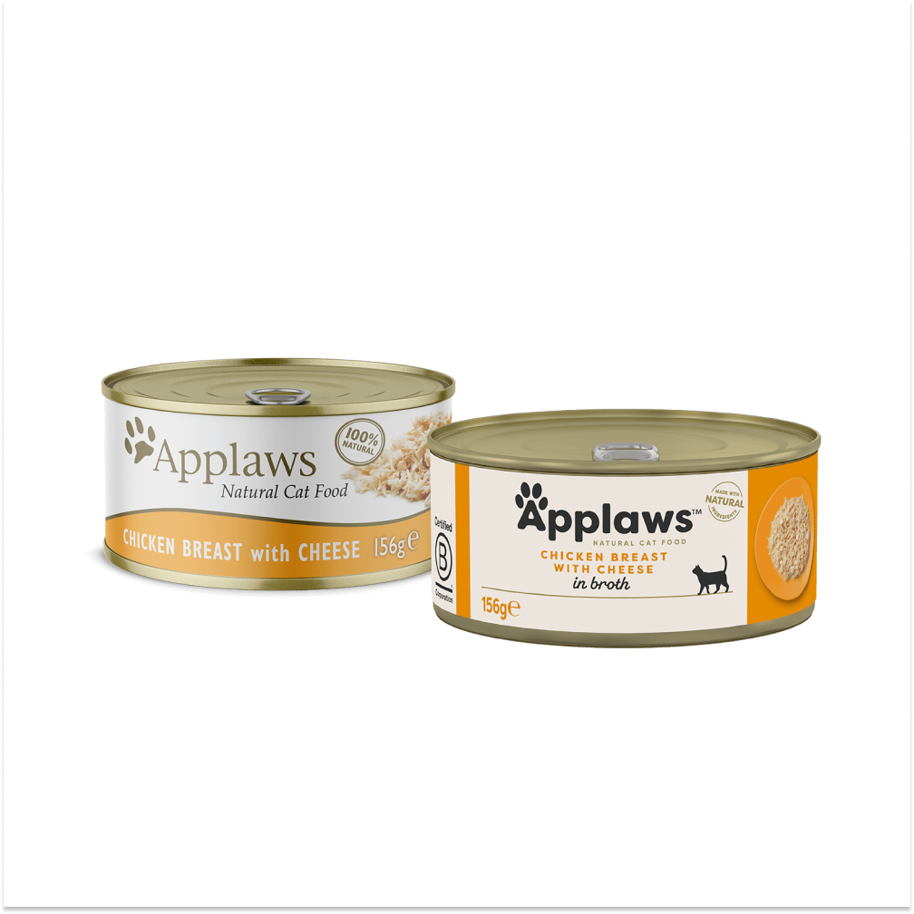 Applaws Tin Chicken Breast & Cheese in Broth 156g