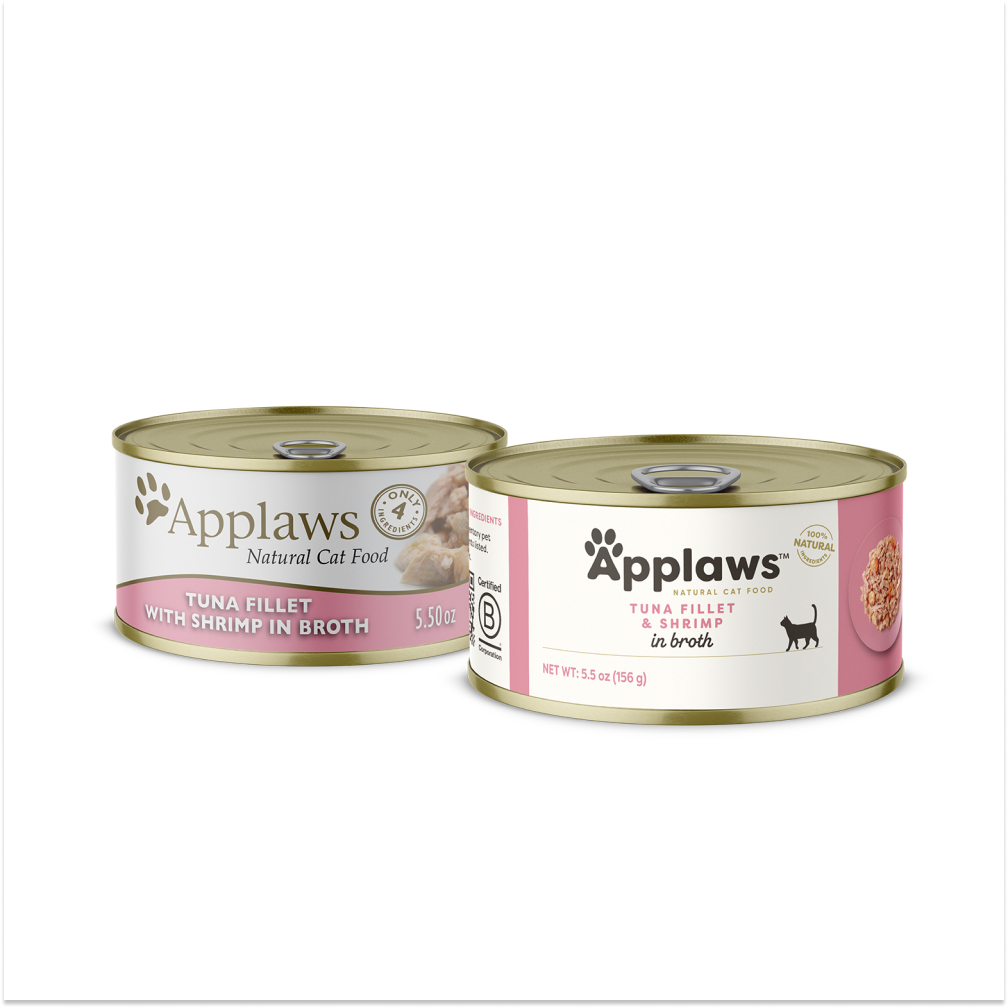 Applaws Tin Tuna Fillet & Prawn in Broth 156g