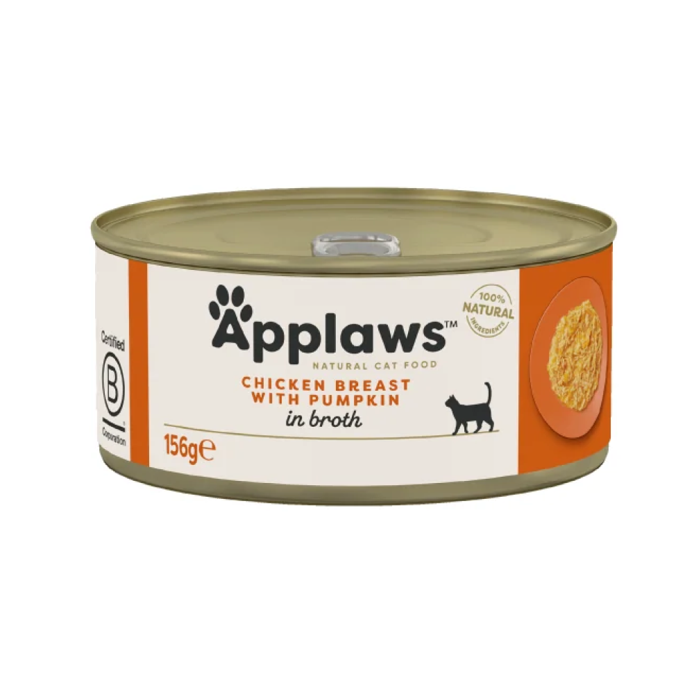 Applaws Tin Chicken Breast & Pumpkin in Broth 156g