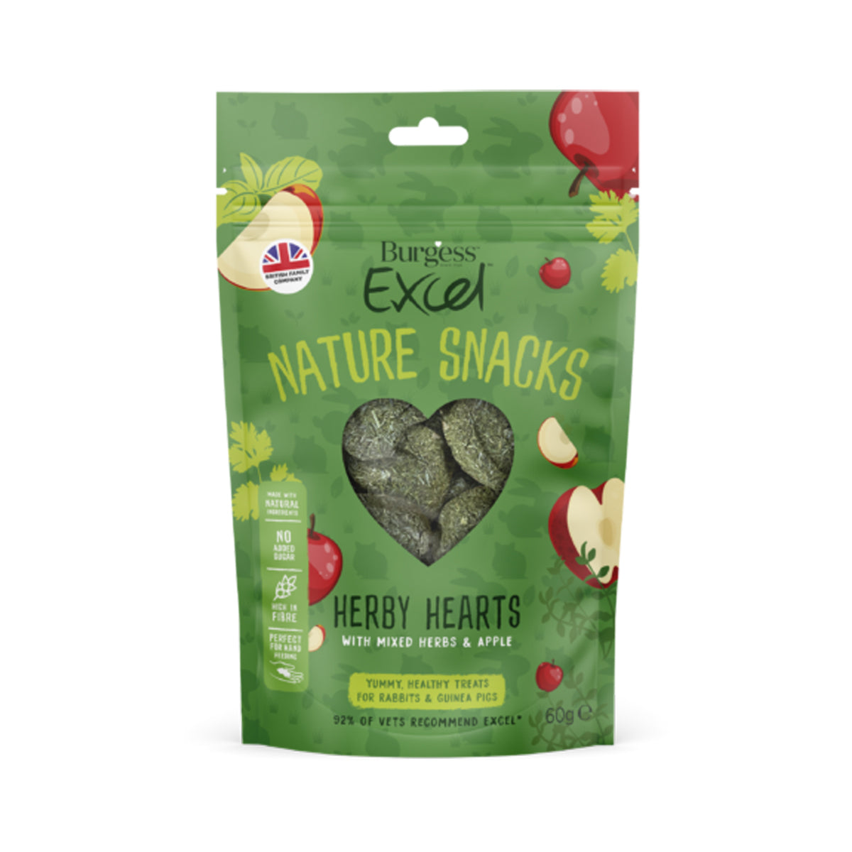 Burgess Excel Herby Hearts 60g