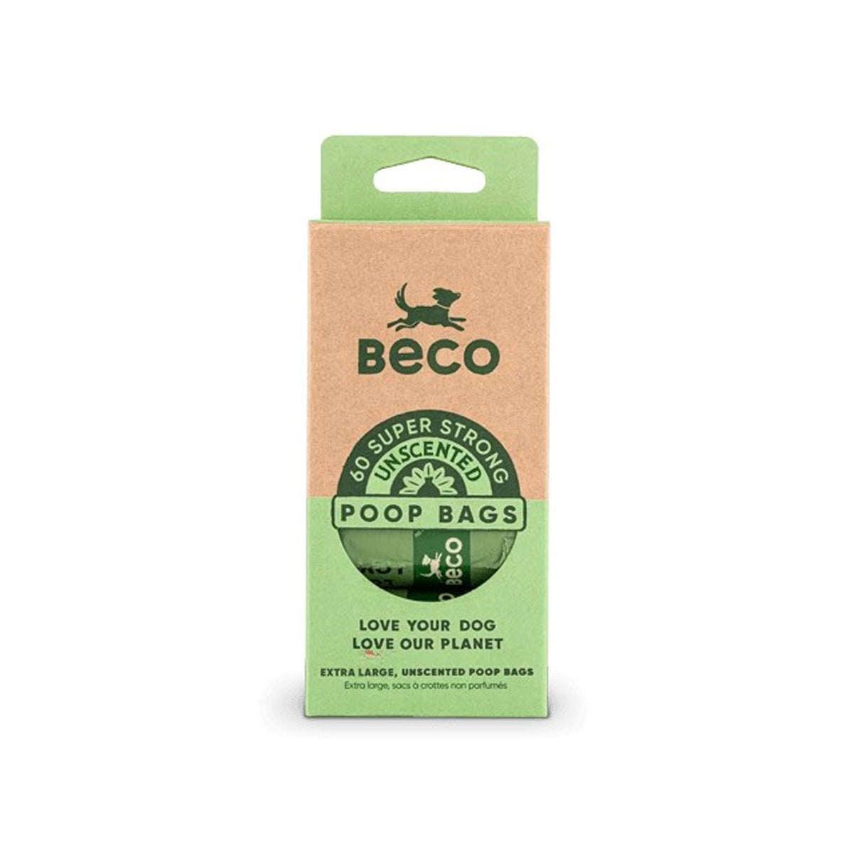 Beco 60 Degradeable Poop Bags (4 Rolls)