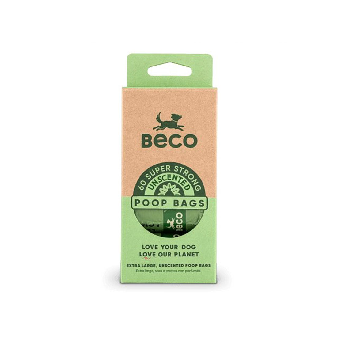 Beco 60 Degradeable Poop Bags (4 Rolls)