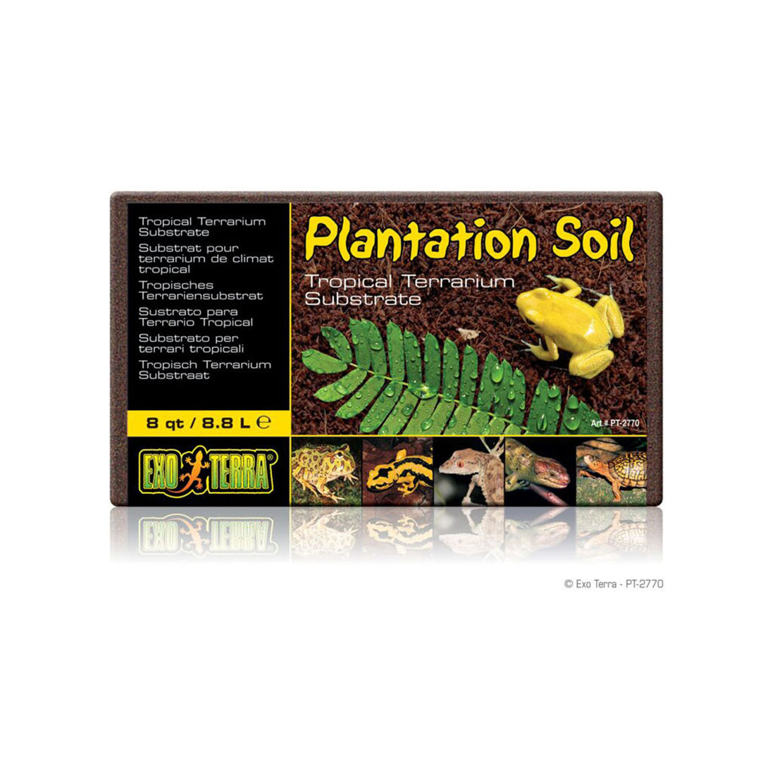 Exo Terra Plantation Soil – Brick / Tropical Terrarium Substrate 8.8l