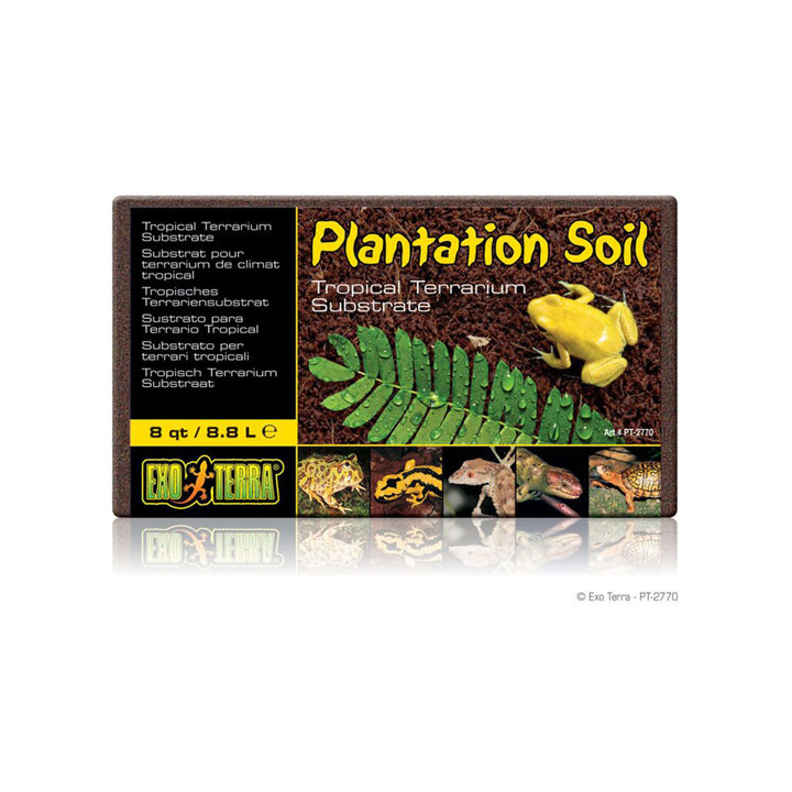Exo Terra Plantation Soil – Brick / Tropical Terrarium Substrate 8.8l