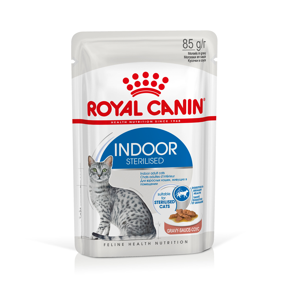 Royal Canin Indoor Sterilised Pouch in Gravy
