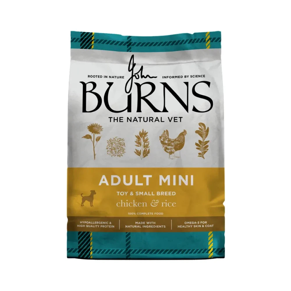 Burns Original Adult Toy and Small Dog Chicken & Rice