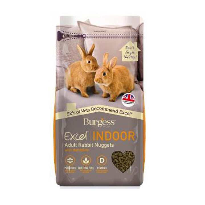 Burgess Excel Adult Indoor Rabbit Nuggets 1.5kg