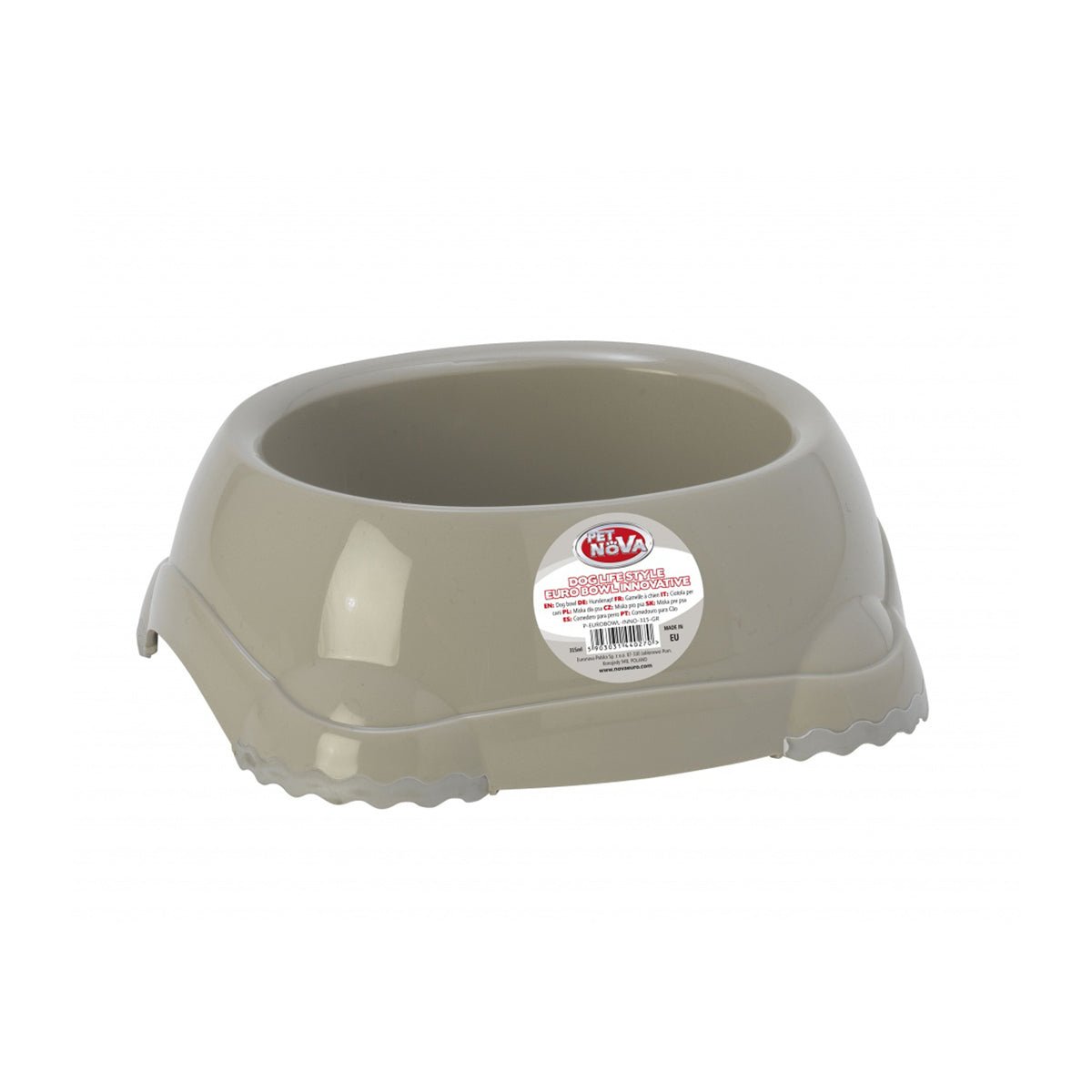 Pet Nova Plastic Dog Bowl 315ml