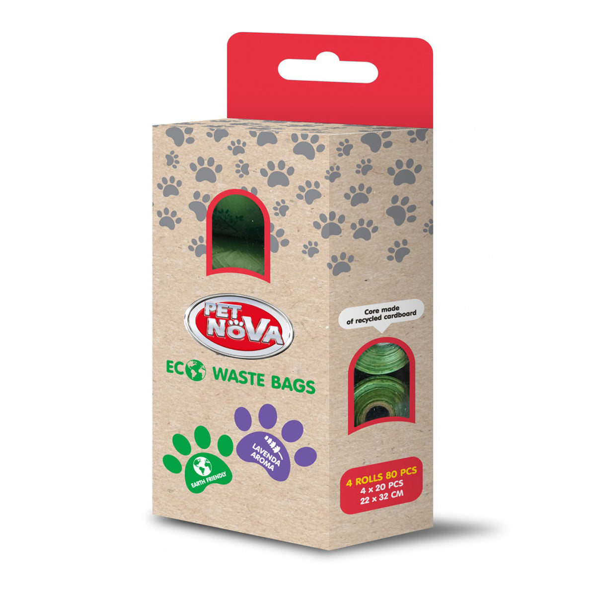 Pet Nova Biodegradable Waste Bags 4*20pcs