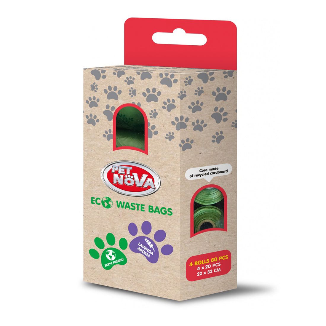 Pet Nova Biodegradable Waste Bags 4*20pcs
