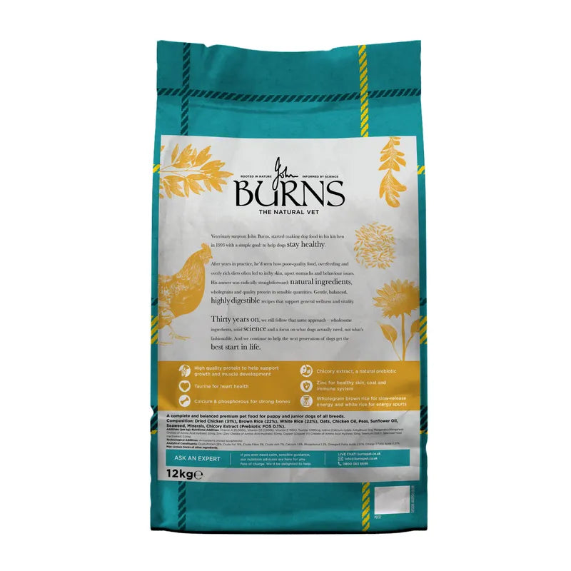 Burns Puppy Original Chicken & Rice 2kg