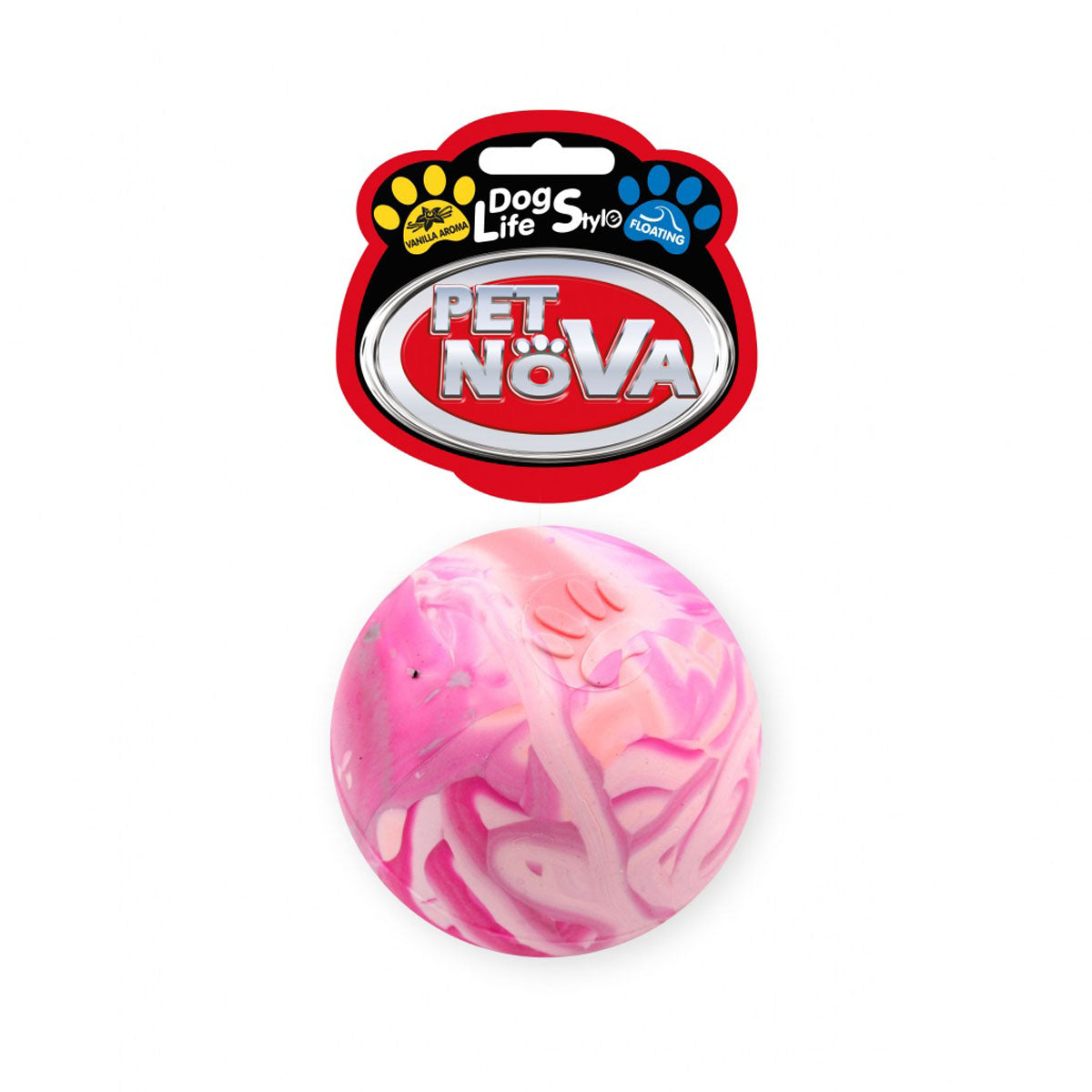 Pet Nova Rubber Multicolour Ball