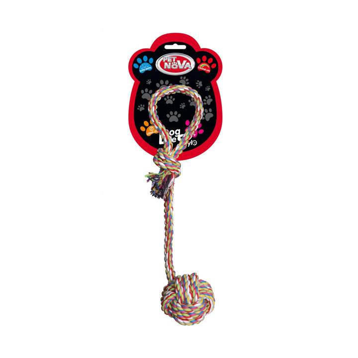 Pet Nova Cotton Ball With Rope