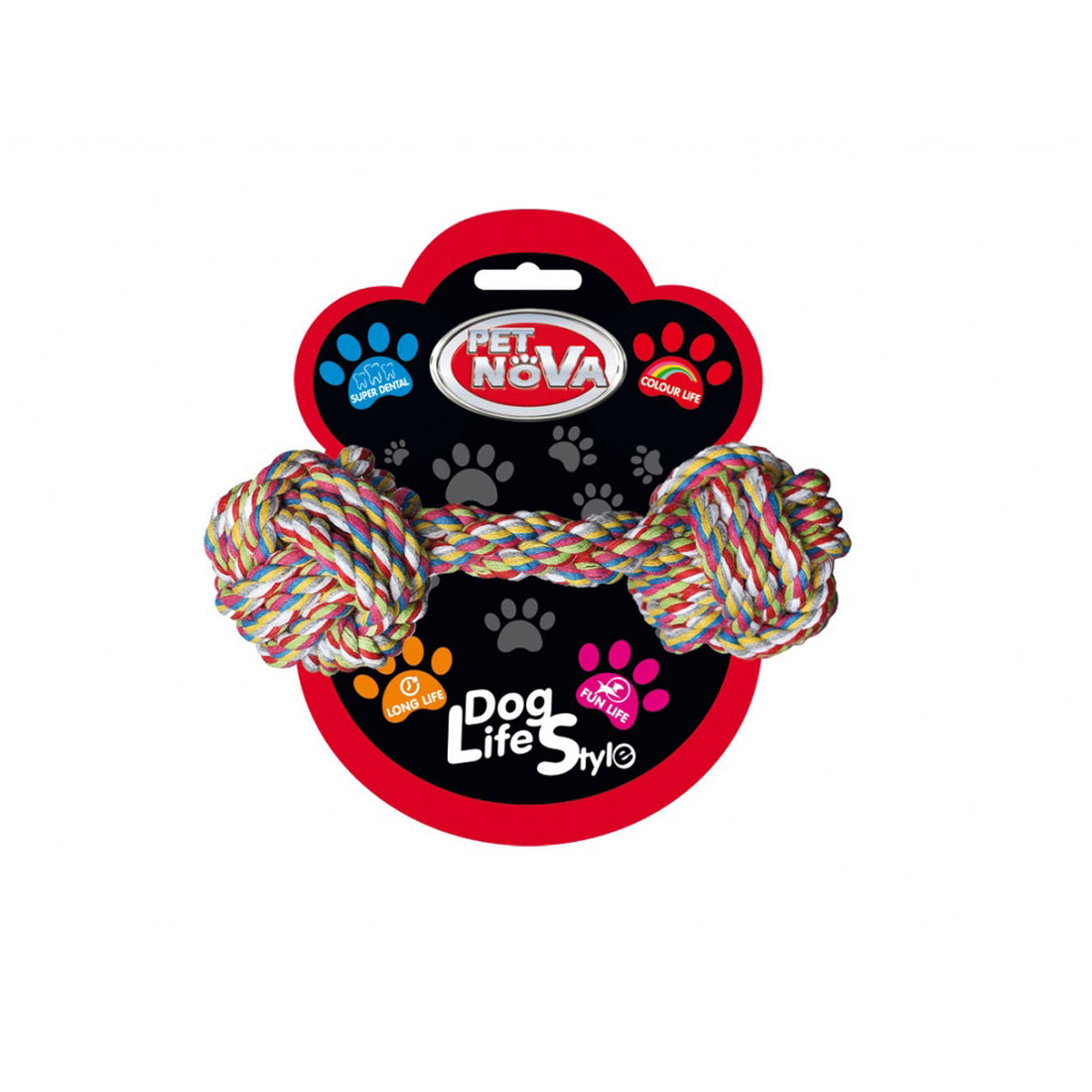 Pet Nova Cotton Rope Dumbbell