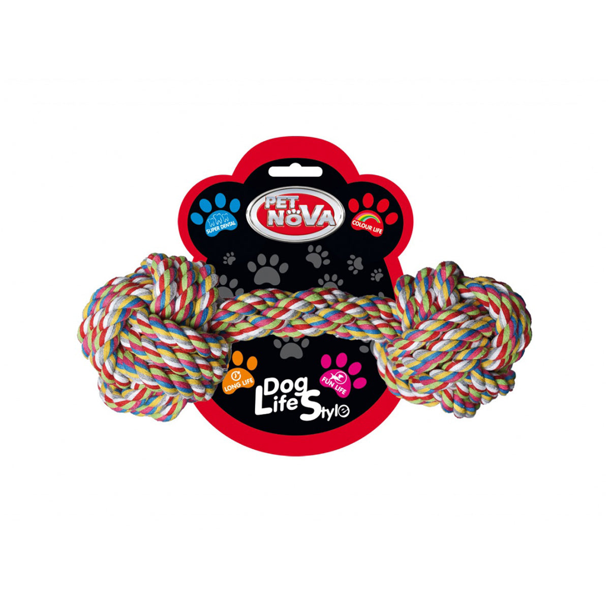 Pet Nova Cotton Rope Dumbbell