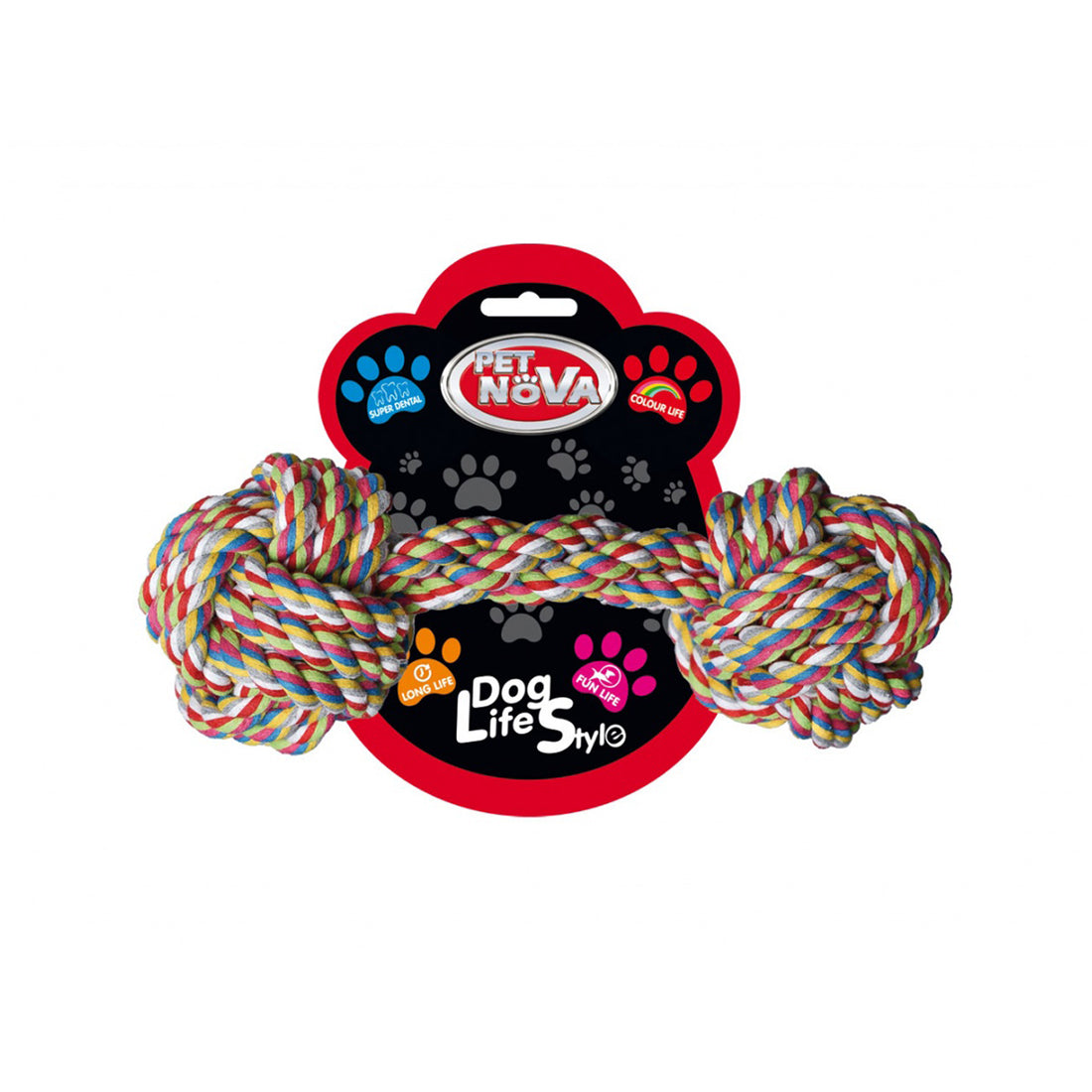Pet Nova Cotton Rope Dumbbell