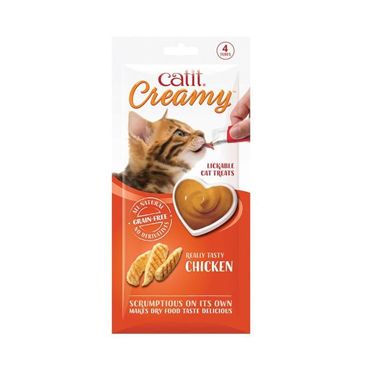 Catit Creamy Lickable Cat Treat Chicken 4pcs