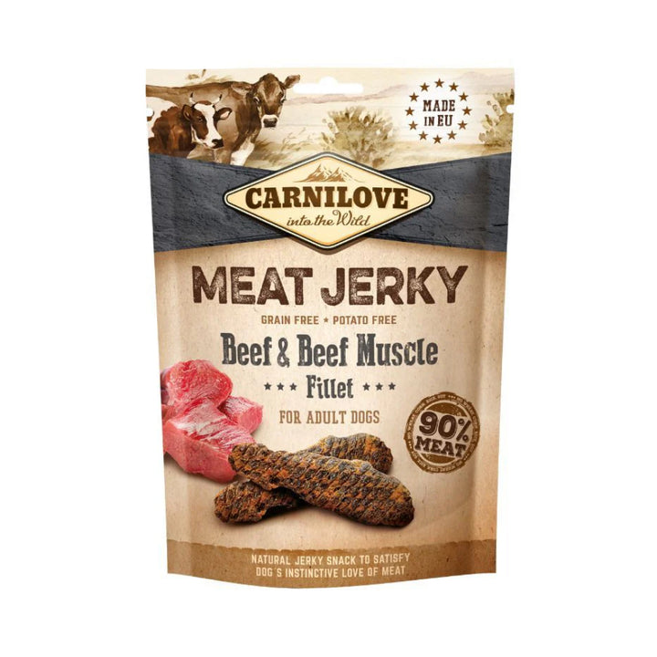 Carnilove Jerky Beef & Beef Muscle Fillet 100g