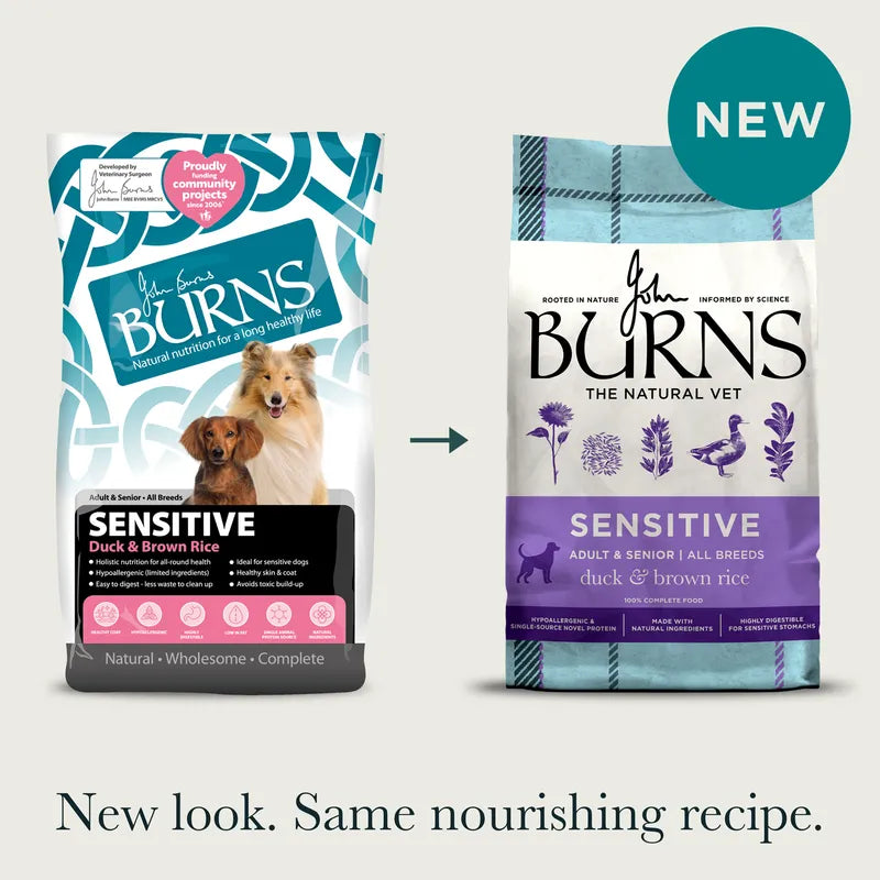 Burns Adult Sensitive Duck & Rice