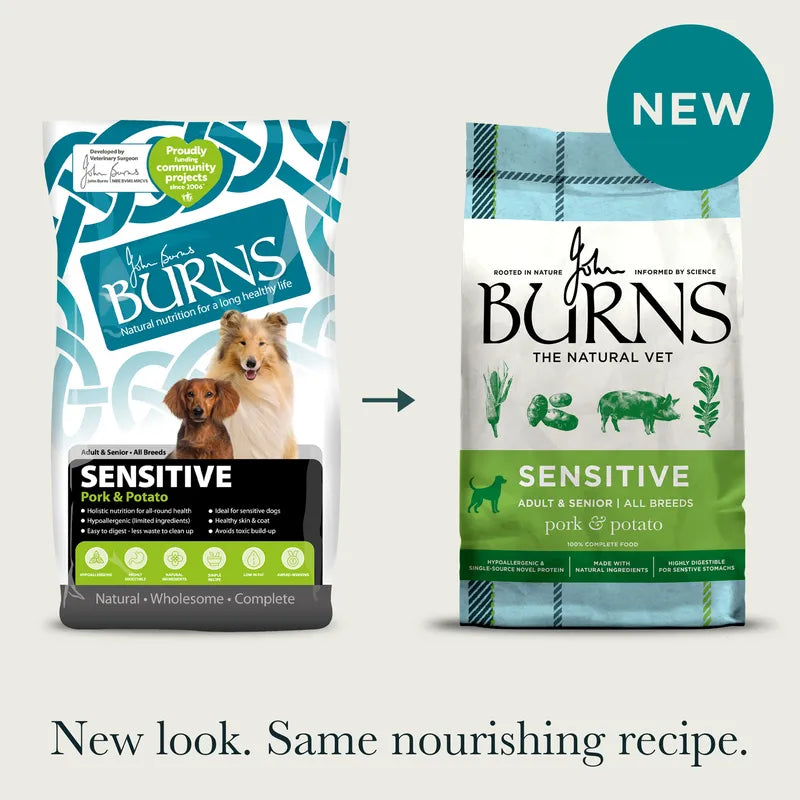 Burns Adult Sensitive Pork & Potato