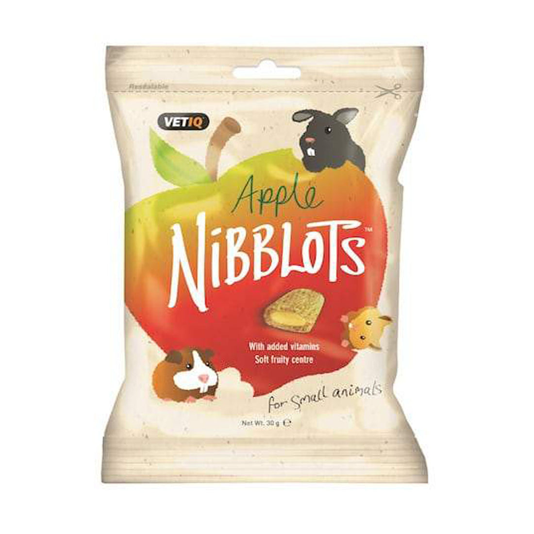 VetIQ Nibblots For Small Animals – Apple 30g