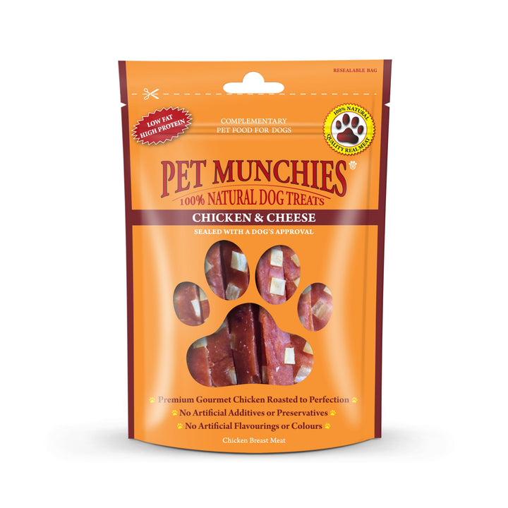 Pet Munchies Chicken And Cheese 100g