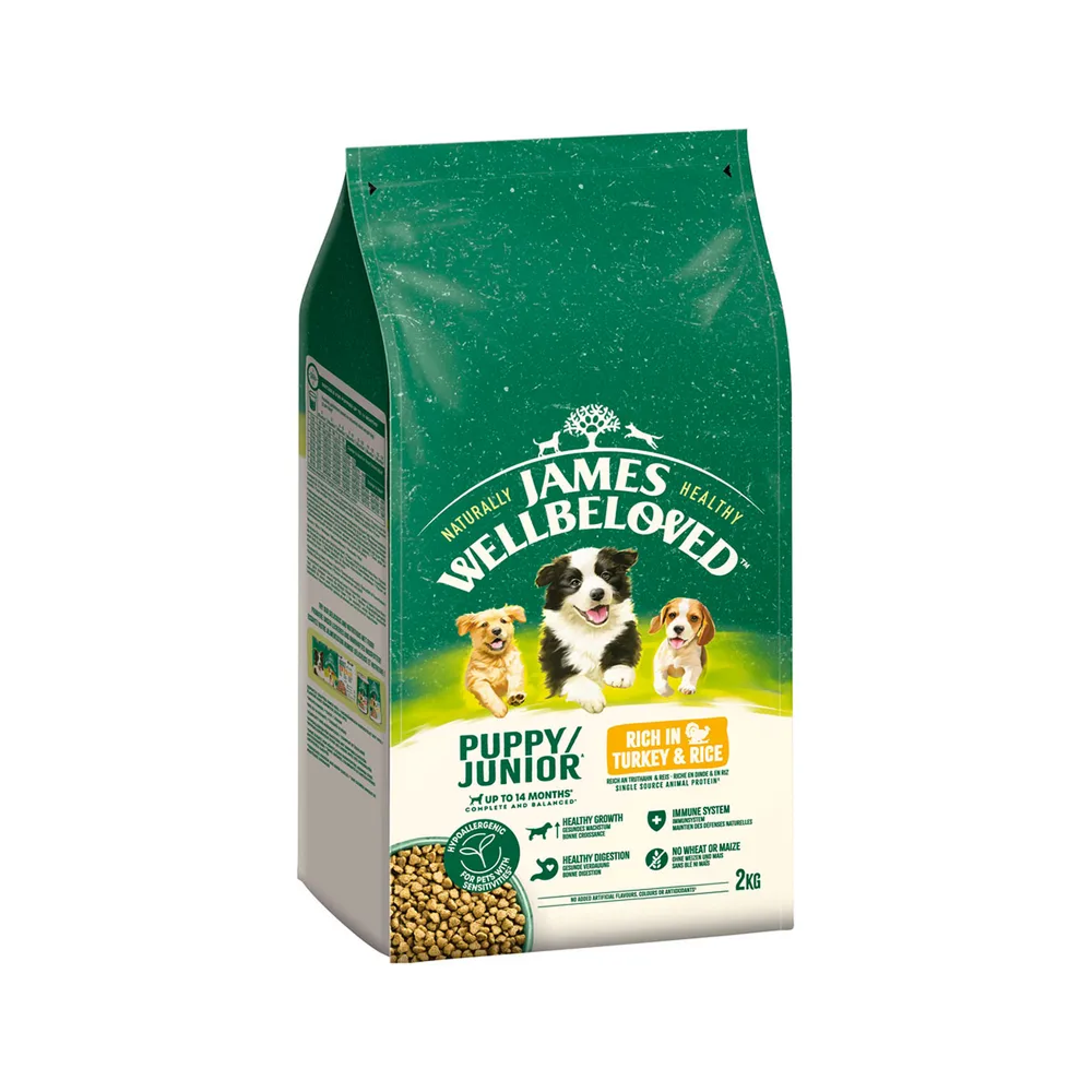 James Wellbeloved Puppy Turkey & Rice 2kg
